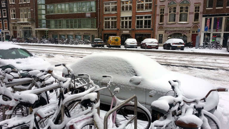 Snow-covered Car